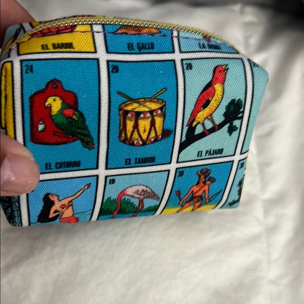 Colorful Lotería Print Pouch - Picture 6 of 10